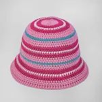 Cappello a secchiello piegabile Dopamine Color da donna, tessuto, piccolo, alla moda. Comodo da riporre e indossare, colori vivaci. — foto 8