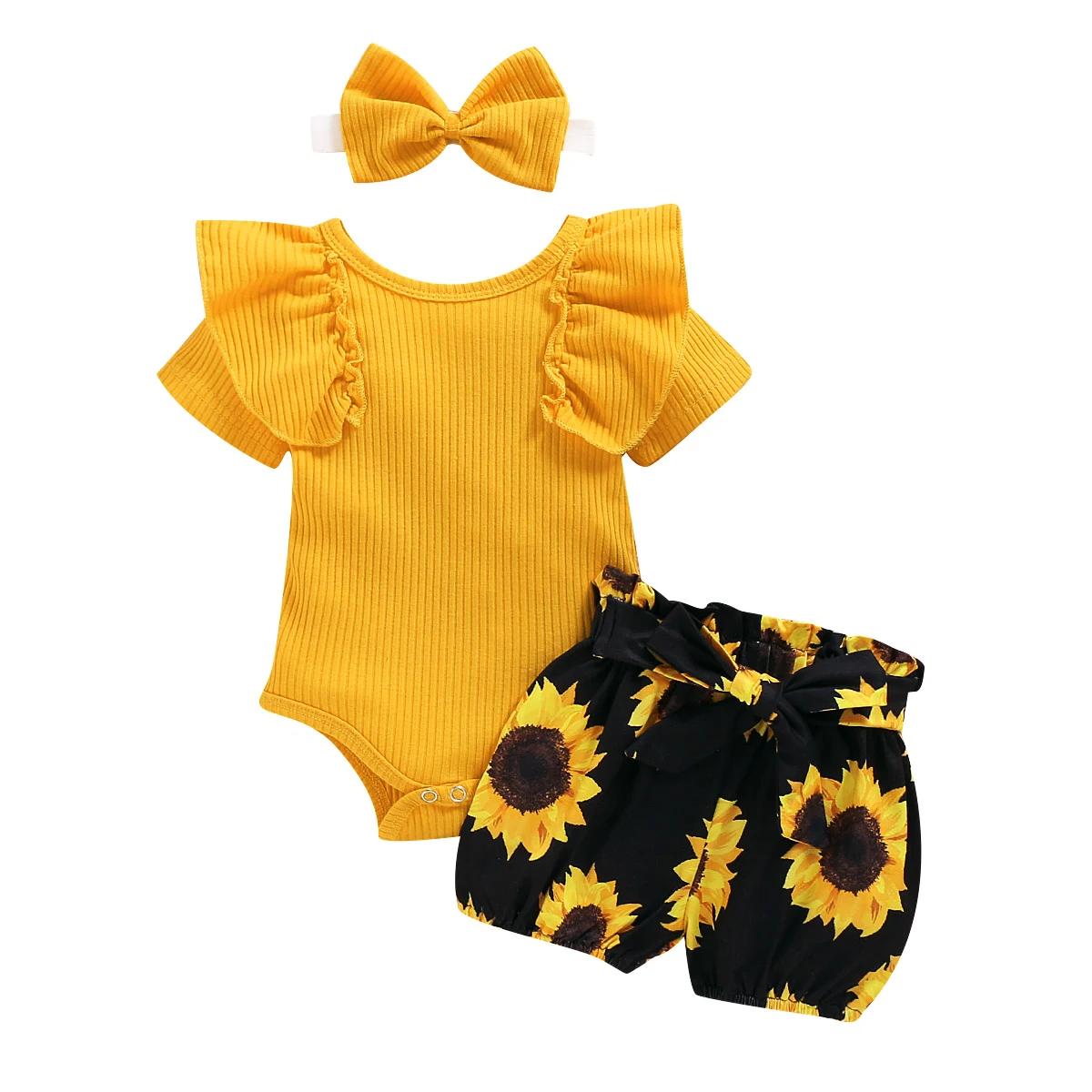 Title 2, Conjunto Infantil Stiletto Top e Shorts Estampa...