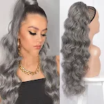 Extensão de cabelo rabo de cavalo com cordão para mulheres, estilo europeu e americano, adicione comprimento e volume facilmente. — foto 4