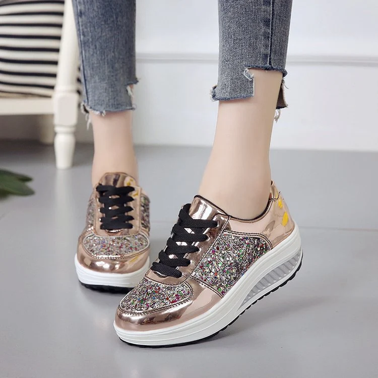 New sequin sneakers for dazzling style. Comfortable and eye-catching, these sneakers are perfect for adding sparkle to y — photo 1