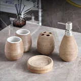 Accessori Bagno Ceramica Spazzolata Retro Fatti a Mano. Lavabo e WC. Design Elegante e Duraturo per Arredare con Stile il Tuo Bagno. — foto 8
