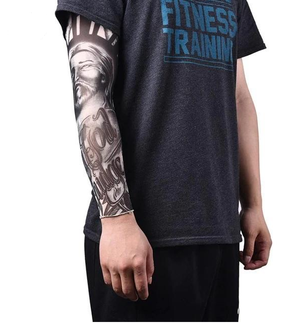 Ice silk riding sleeves UV protection and breathability Lightweight coolness for your arms in warm weather Comfortable a — photo 5