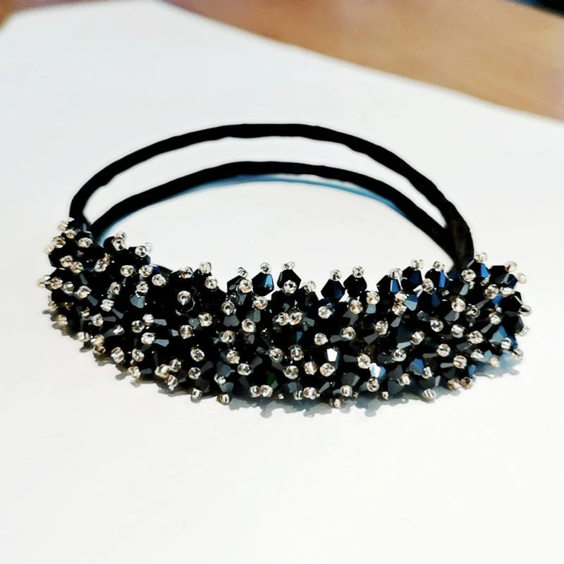 Title 1, Korean flower bud head crystal hairpin headgear...