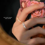 Anel Super Star Point Zircônia para mulheres Brilho e elegância em um só acessório. Presente ideal para quem ama joias deslumbrantes. — foto 6