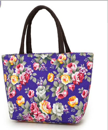 Title 3, Casual Canvas Color Small Cloth Bag Handbag Lun...
