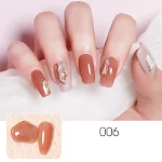 Esmalte de Unhas Ice-through Jade Nude Powder Dirty Purple. Unhas perfeitas com cor nude púrpura sujo, durabilidade e sofisticação. — foto 3