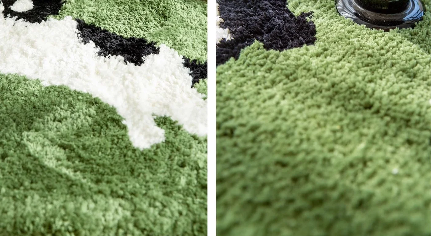 Children's Bedside Blanket Cute Carpet Cartoon Cat design, a soft and adorable rug for the bedroom, providing comfort an — photo 5