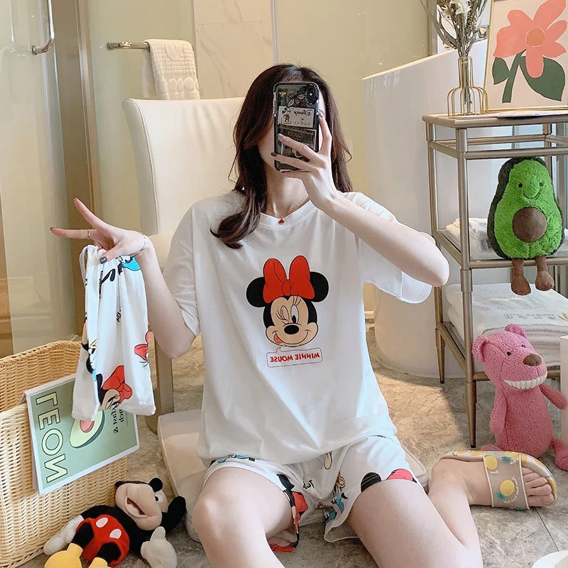 Korean short-sleeved web Daisy pajama. Designed for comfort and a good night's sleep, this stylish pajama offers a breat — photo 6