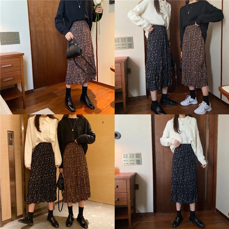 Title 1, Saia feminina de verão nova, estilo coreano irr...