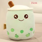 Pelúcia de Bebida de Fruta Fofa Pelúcia de Morango com Leite Chá Boba Brinquedo de Xícara de Chá de Bolhas Almofada Presente Infantil Macio — foto 10