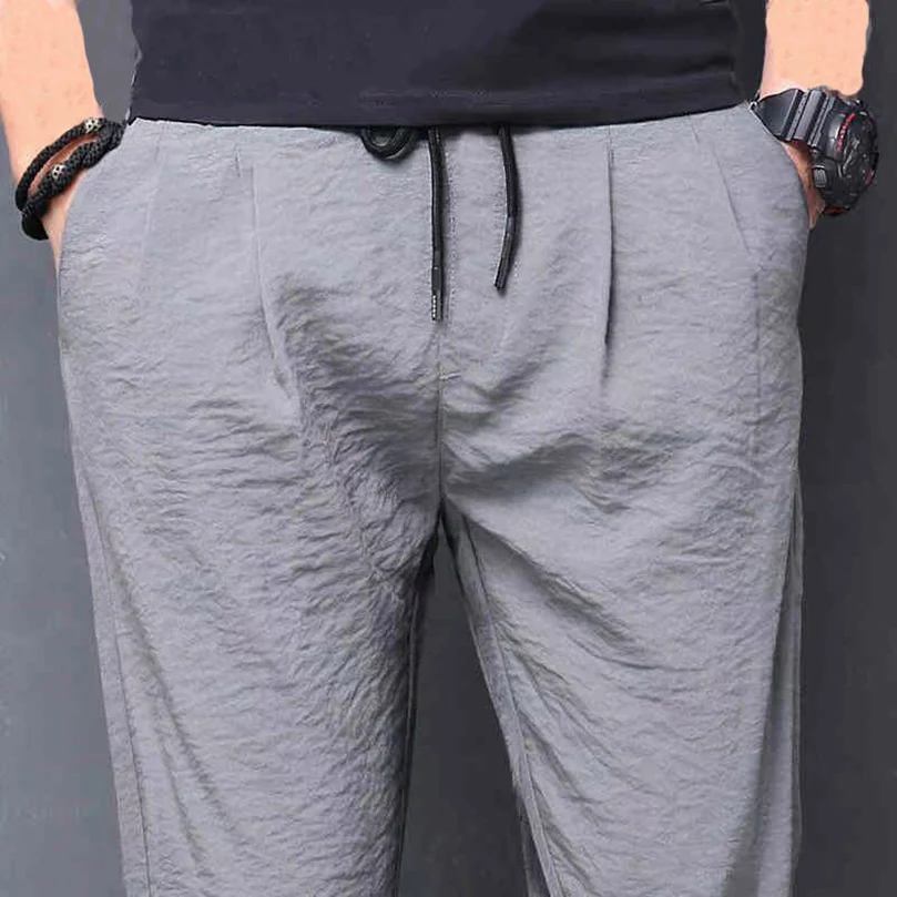 Thin Loose Nine-point Sports Air-conditioned Casual Trousers, perfect for comfort and performance. Breathable and stylis — photo 4