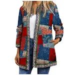 Red And Blue Geometric Squares
