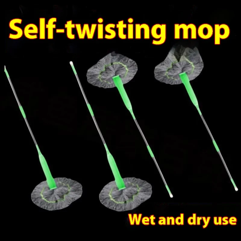 Title 3, Hand Wash Free Self Twisting Rotating Mop for b...