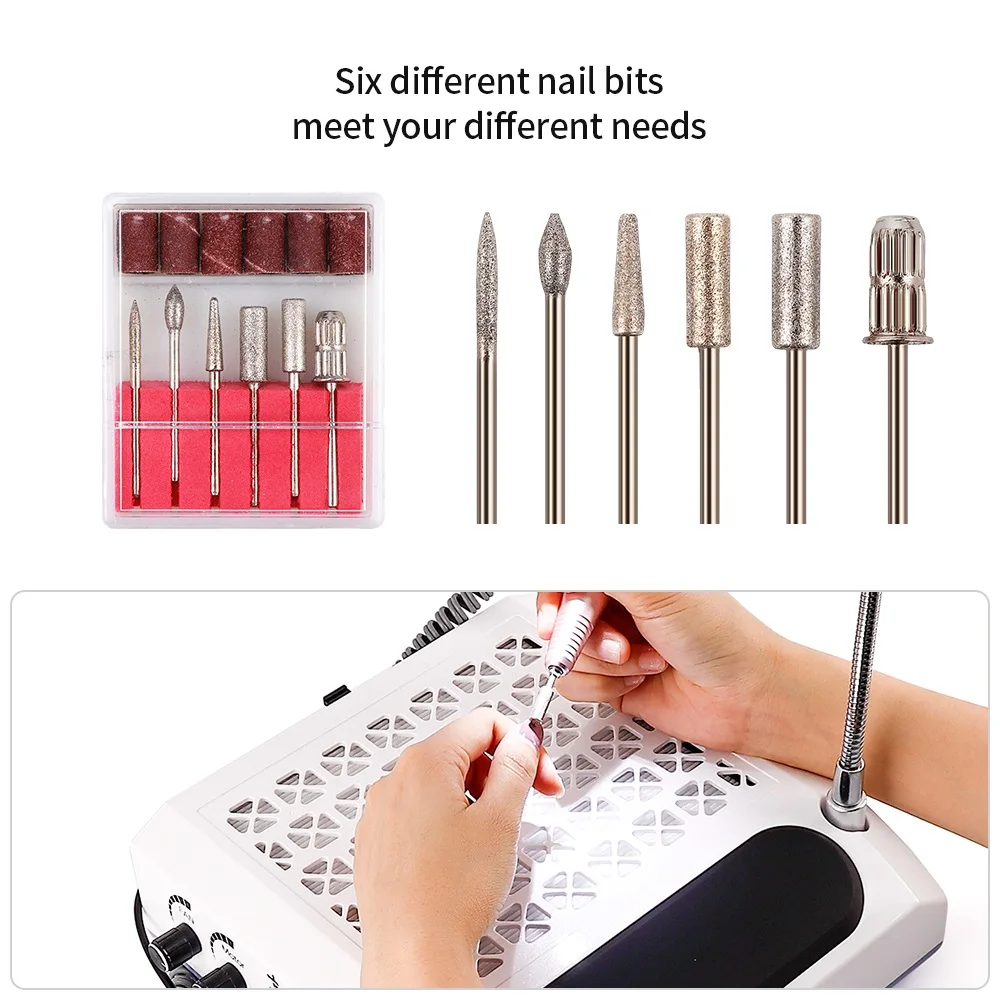 Title 10, Four-in-one nail polisher. Achieve perfect nail...