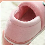 Children's Cotton Slippers Boys Winter Bag Root And Velvet. Cozy, warm winter slippers for little boys, keeping their fe — photo 4