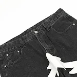 Men's five-pointed star printed jeans, designed for modern style and comfort. Get a unique look that stands out in any c — photo 11