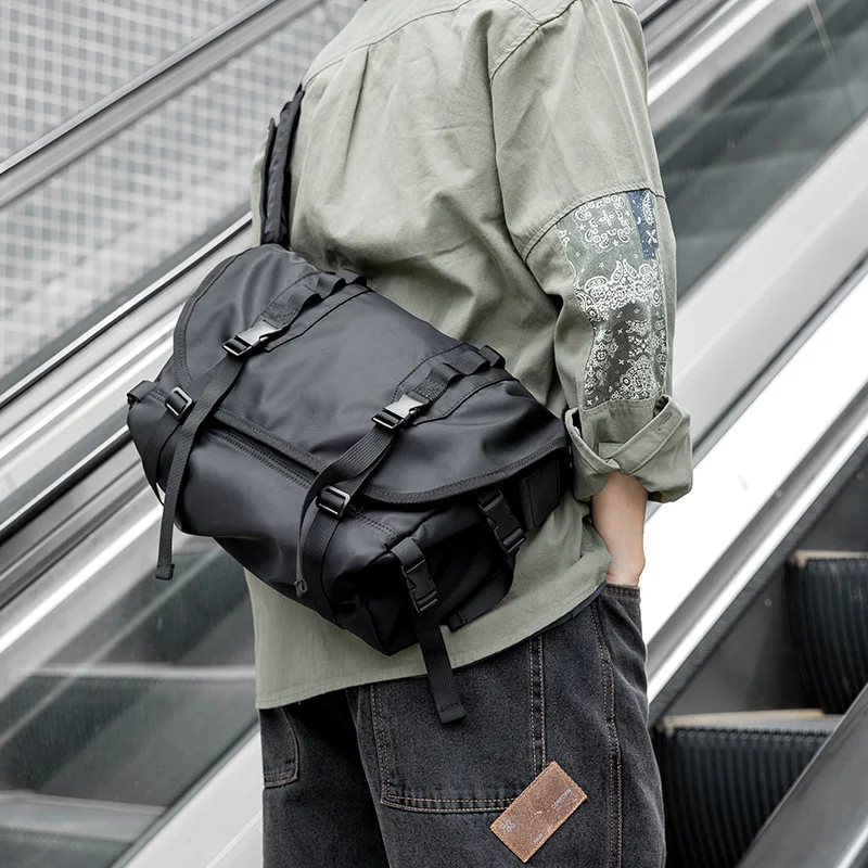 Cycling Men's Trendy Brand Messenger Bag Stylish and Functional Durable Bag Perfect for Commuting and Everyday Use Safe — photo 4
