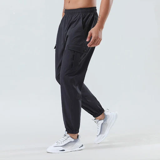 Title 2, Mens Outdoor Quick-Dry Pants Loose Woven Elast...