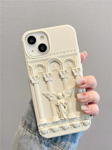 Title 2, Capinha de celular com anjo de oração para alív...