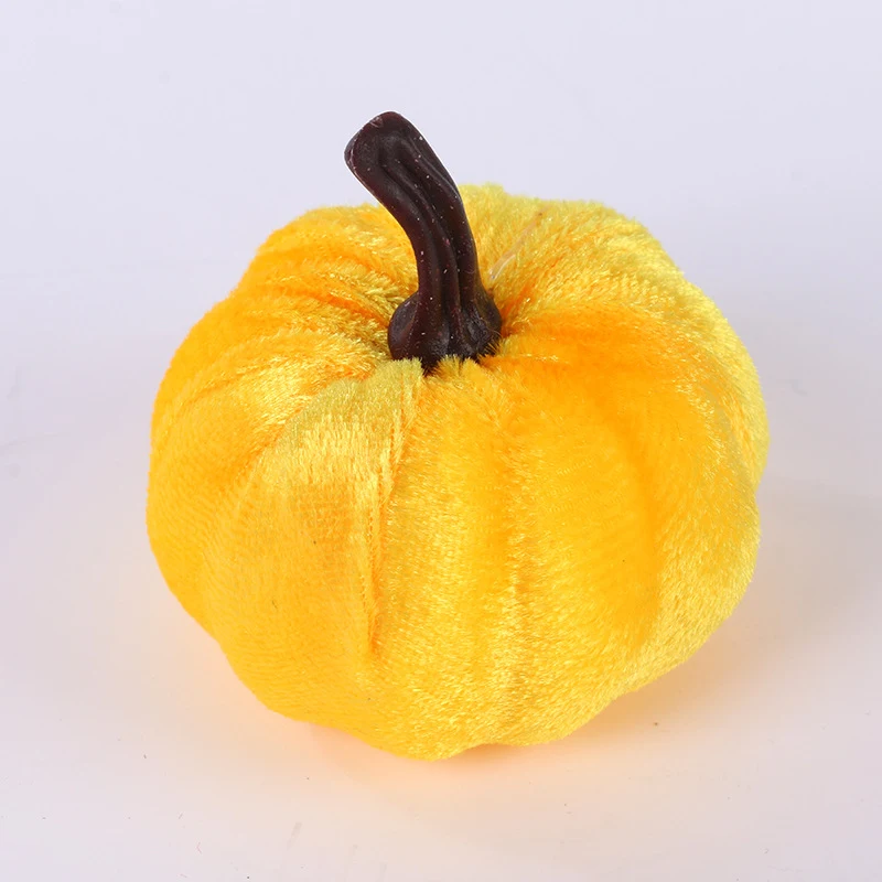 Tabletop Decoration Flannel Pumpkin. Add warmth and autumnal charm to your home with this soft, decorative pumpkin, perf — photo 15