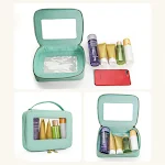 Nova Bolsa Cosmética Transparente Feminina Bolsa de Mão Viagem Moda Portátil Bolsas de Armazenamento de Maquiagem — foto 13