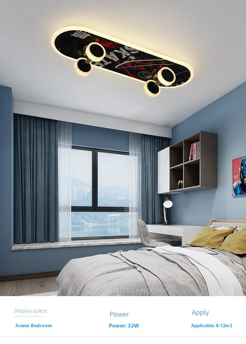 Title 13, Smart and Colorful Bedroom Ceiling Scooter Ligh...