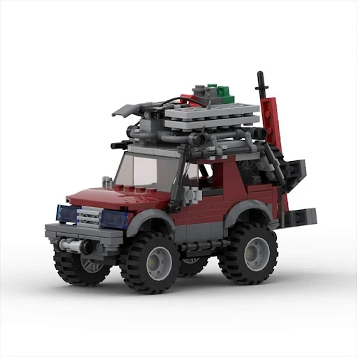 Title 5, Carro de brinquedo Off-Road DIY com blocos de m...