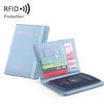PU Leather Passport Bag RFID Multiple Card Slots Multifunctional Certificate Holder Secure Travel Organized Protection — photo 4