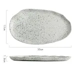 12 inch oval plate