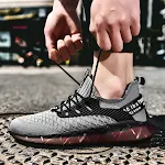 Tênis de corrida em malha e tecido voador, casuais e confortáveis, ideais para corridas e uso diário, respiráveis e leves para o seu bem-estar. — foto 2