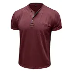 Men's Summer Short Sleeve Casual Crew Neck Top European and American Style perfect for everyday wear, comfortable and br — photo 11