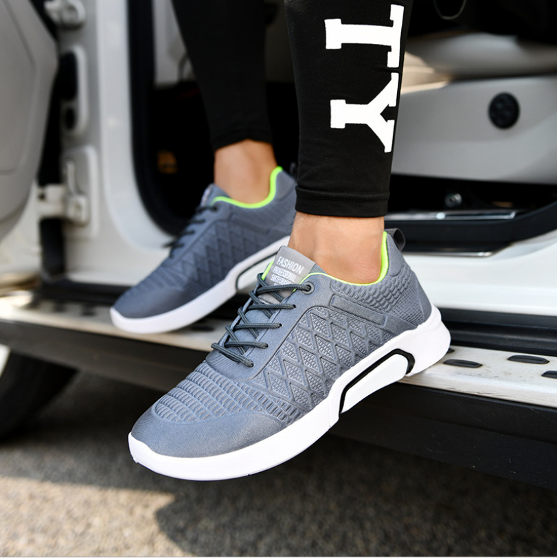 Nouvelles Chaussures de Sport Printemps Trois Couleurs en Option Chaussures Décontractées en Maille Confortables Chaussures de Course Extérieures — photo 5