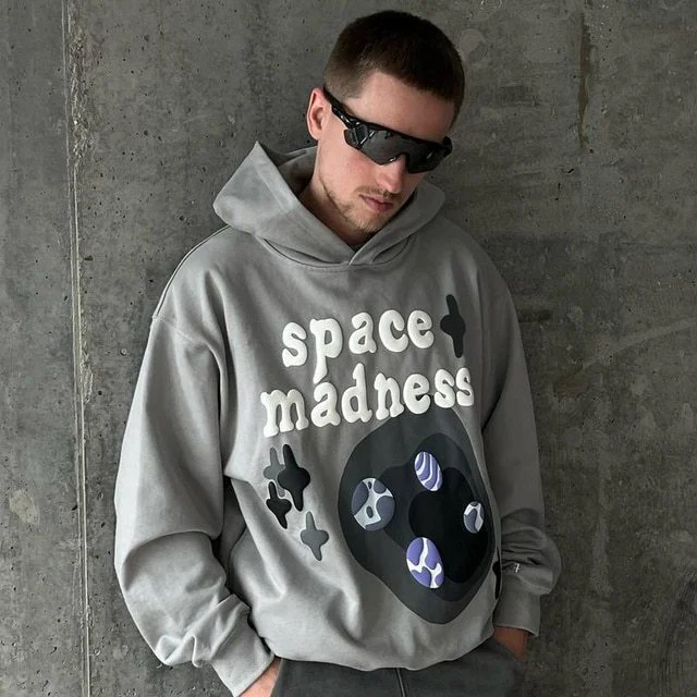 Casaco com capuz fino para jovens, estilo moderno masculino. Moletom leve e estiloso, ideal para diversas ocasiões, proporcionando conforto e visual atual. — foto 4