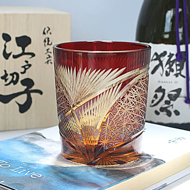 New Crystal Glass Whiskey Glass Carving for refined enjoyment. Elevate your drinking experience and make a perfect gift — photo 14