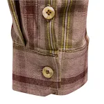 Camisa masculina manga longa com lapela e bolso decorativo Perfeita para um visual elegante e moderno Conforto e estilo em uma só peça Ideal para diversas ocasiões — foto 1