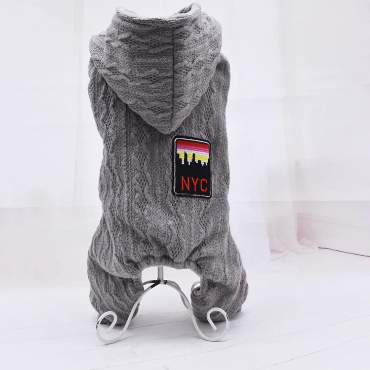 Four-legged thick pet clothes, designed for warmth and comfort during cold weather. Keep your dog or cat cozy and protec — photo 4
