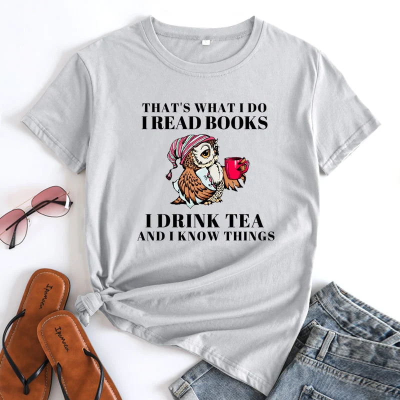 Title 8, Womens Fashion Owl Letters Round Neck Short Sl...