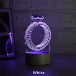 White background