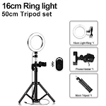 Luz de preenchimento portátil com tripé compatível com Apple, para iluminação de chão, fotos e vídeos com qualidade profissional. — foto 2