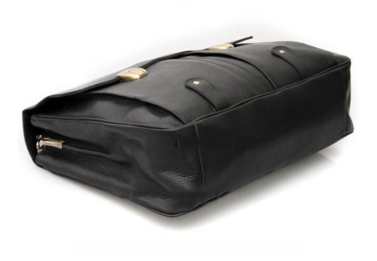 Maleta executiva masculina em couro bovino de primeira camada Sofisticação e organização para o profissional moderno. Ideal para laptop e documentos. — foto 3