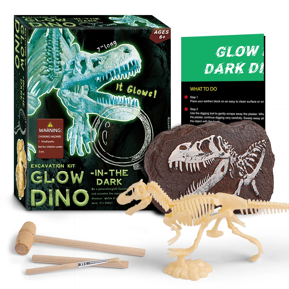 Archäologisches Spielzeug für Kinder DIY handgefertigt. Wissenschaftliches Lernspielzeug zum Ausgraben und Entdecken von Artefakten. — foto 4