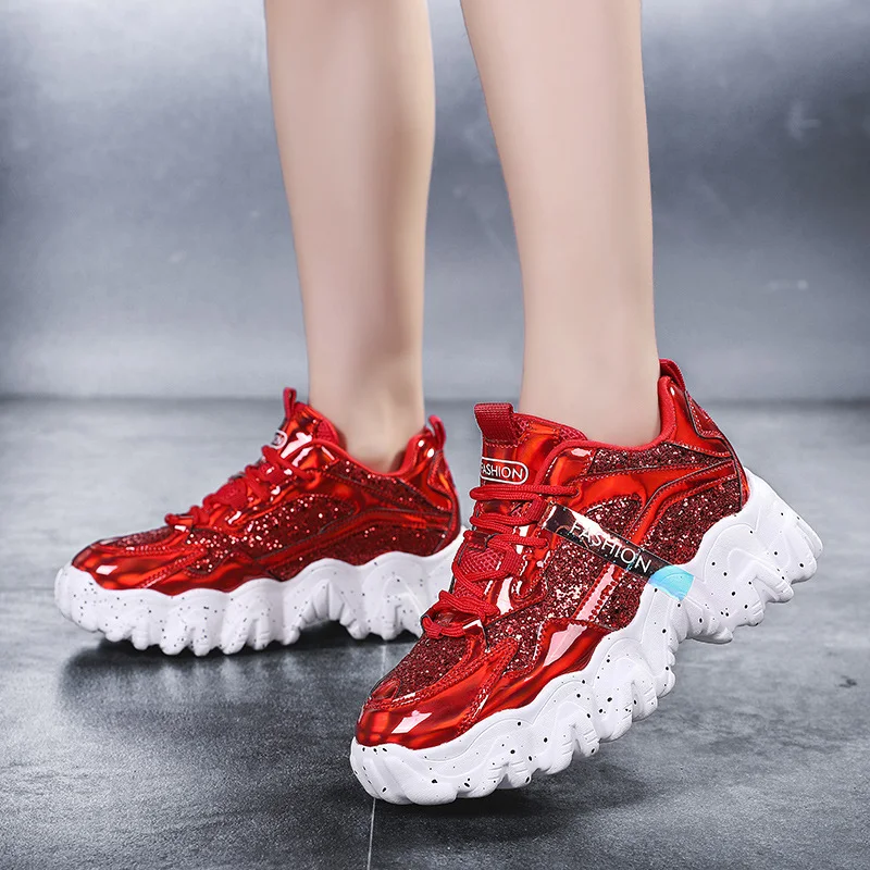 Title 8, Sequin daddy shoes for a sparkling style. Comfo...