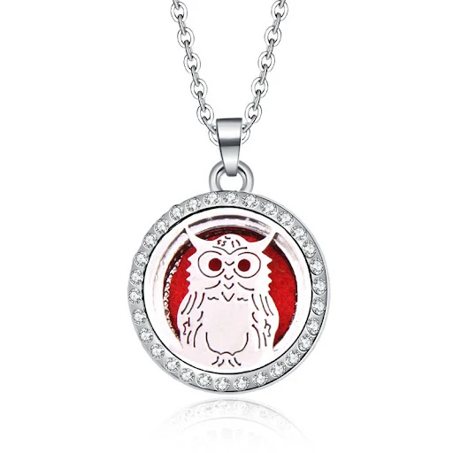 Title 7, Collana rotonda donna olio aromaterapia, diffus...