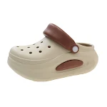 Women's Outdoor Hole Shoes, Non-slip, Raise the Bottom, Comfortable Shit Feeling, Beach, Home, Indoor & Outdoor Use. — photo 2