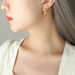 F218 Gold Earrings