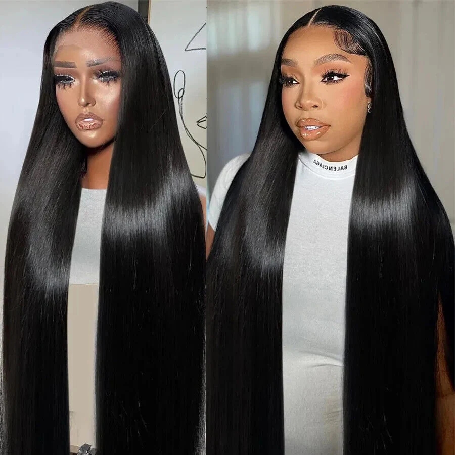 Title 1, Peruca Frontal de Renda 13x4 de Cabelo Humano –...