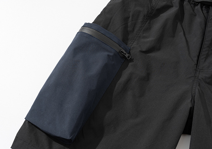 Title 13, Japanese Street Color Matching Big Pocket Wide-...