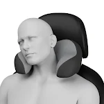 U-vormige auto hoofdsteun met traagschuim. Comfortabel en huidvriendelijk nekkussen voor een ontspannen en ergonomische rijervaring. — foto 4