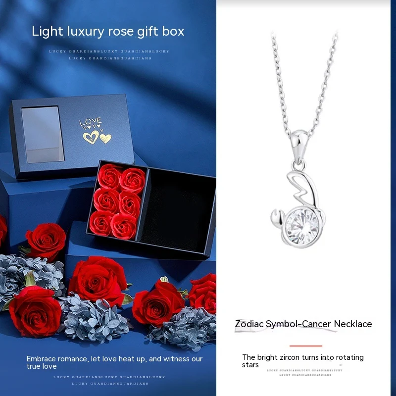 Colar feminino de prata esterlina com as doze constelações. Um presente especial e elegante que representa seu signo zodiacal. — foto 8