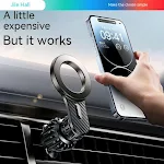 Suporte veicular magnético forte para saída de ar, navegador de carro, fixação estável e segura para seu celular. — foto 17